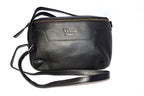 Frank leather moon bag black variant