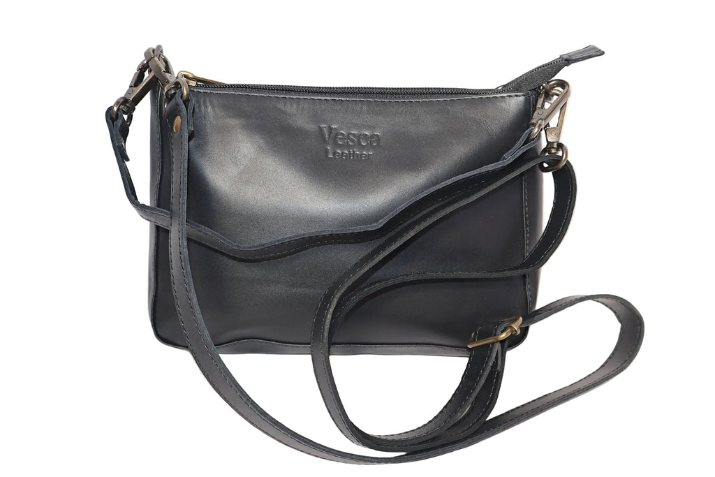 leather shoulder bag, brown leather bag, black leather bag, leather cross body bag, leather bag with two slings, leather shoulder bag, leather bags made in South Africa 
