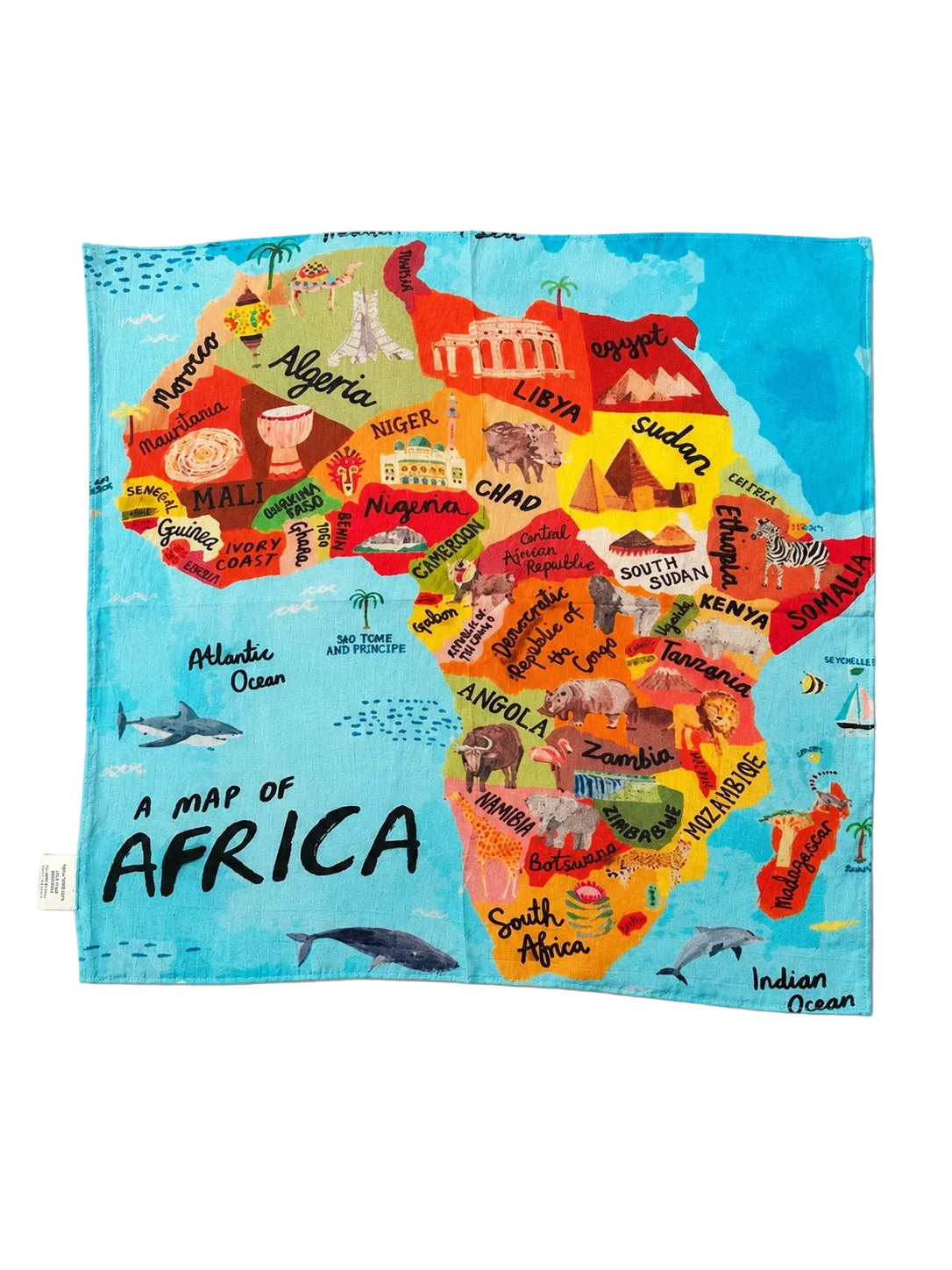 The Africa Silk Scarf